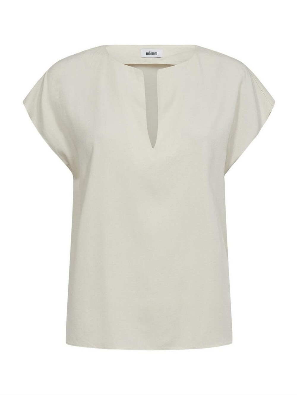 Minimum Gillians Short-Sleeved Blouse In Birch